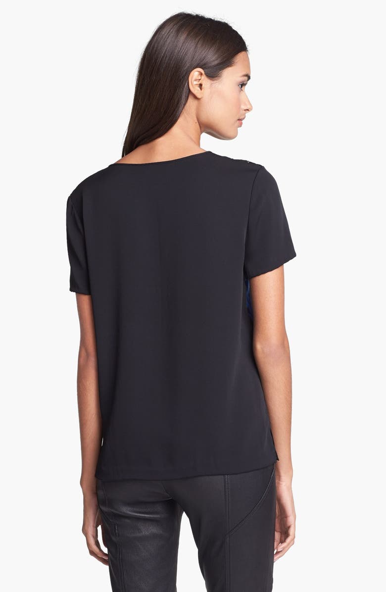 Diane von Furstenberg 'Becky' Print Silk Top, Alternate, color,