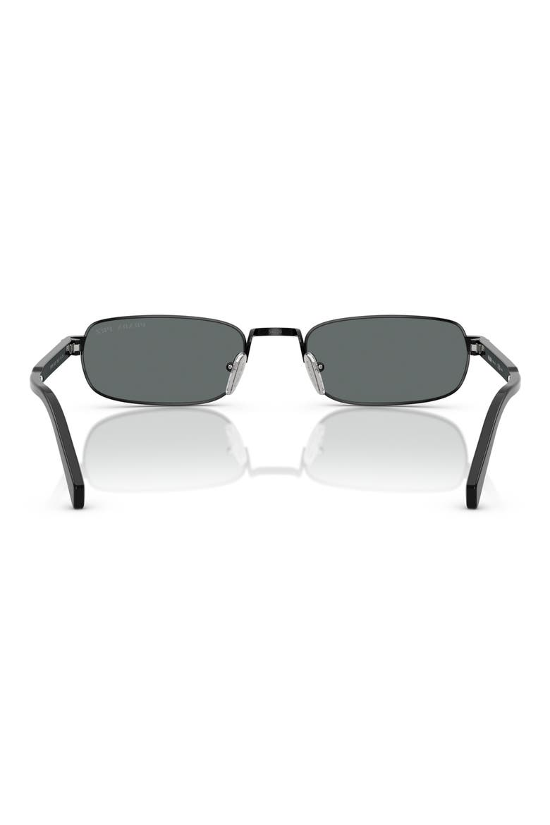 54mm Rectangular Sunglasses, Alternate, color, 1AB5Z154 BLACK