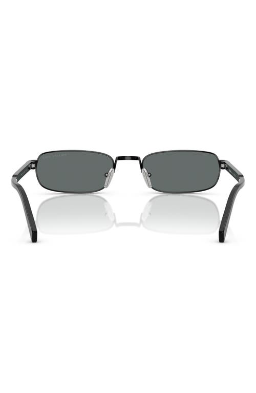 Shop Prada 54mm Rectangular Sunglasses In 1ab5z154 Black