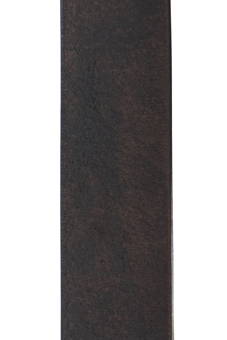 Running Horses Leather Belt, Alternate, color, BLACK AND PALLADIUM