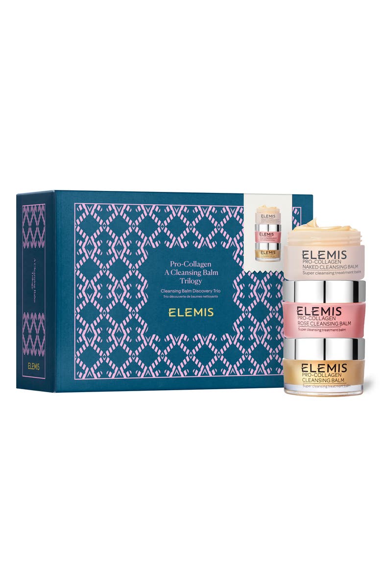 Elemis Pro-Collagen: A Cleansing Balm Triology Set, Main, color, 