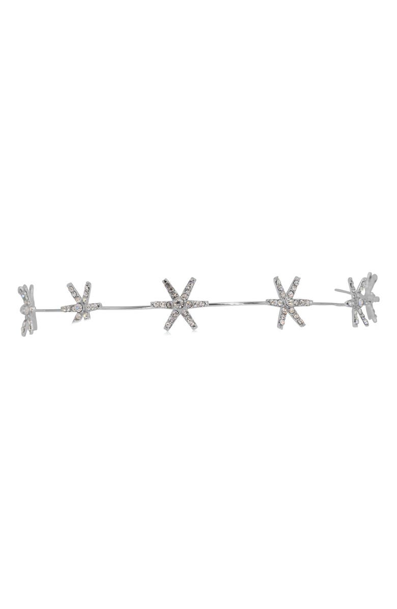 Brides & Hairpins Analia Star Headband, Main, color, Silver