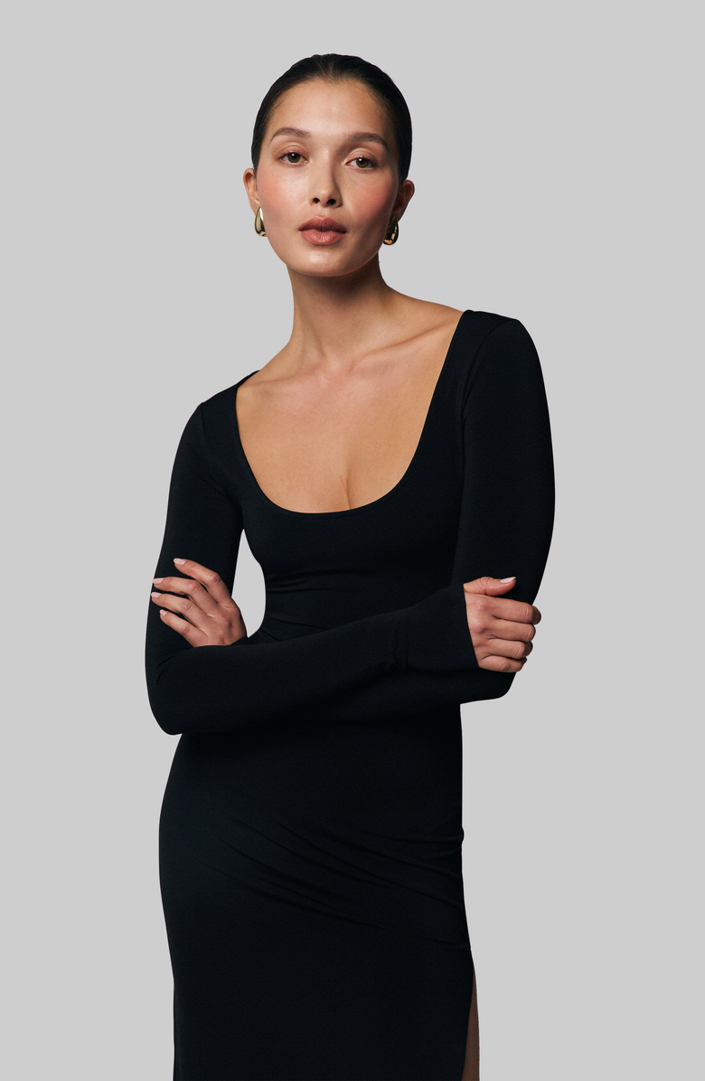 Guizio Sander Dress, Alternate, color, Black