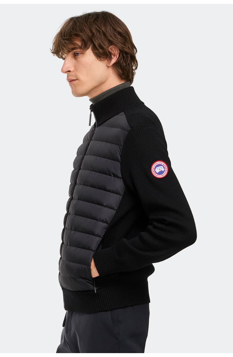 Canada Goose HyBridge<sup>®</sup> Knit Jacket, Alternate, color, Black