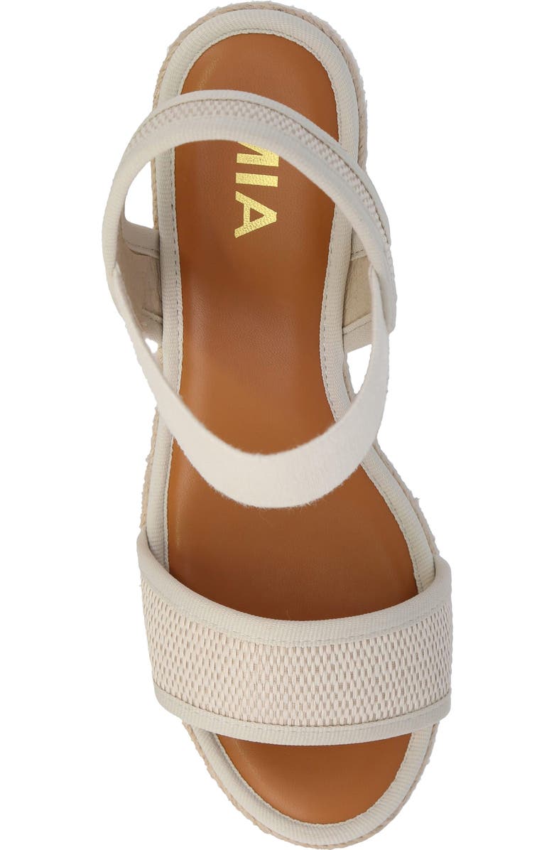 MIA Berniece Platform Wedge Sandal, Alternate, color, Bone