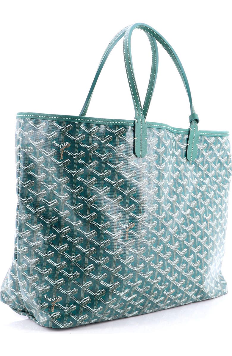 Pre-Owned Goyard Saint Louis Tote Coated Canvas PM, Alternate, color, Green