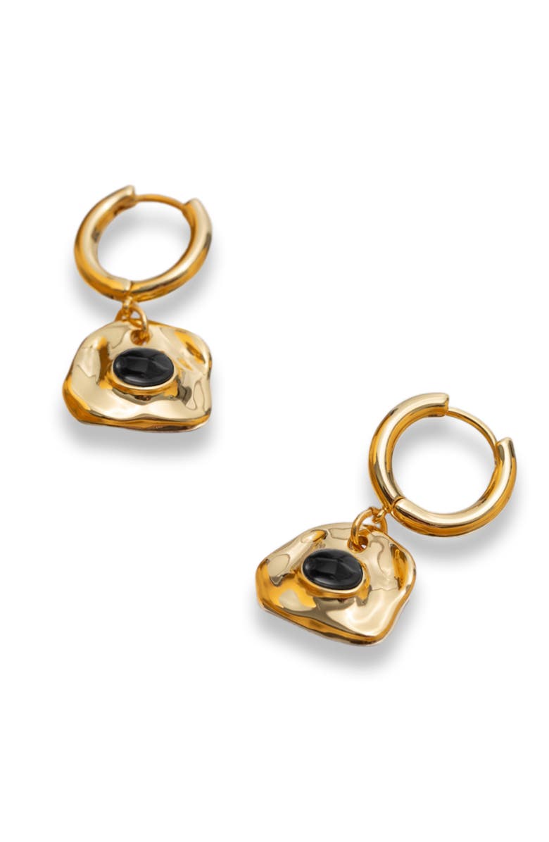 Classicharms Aria Gemstone Hoop Drop Earrings, Main, color,