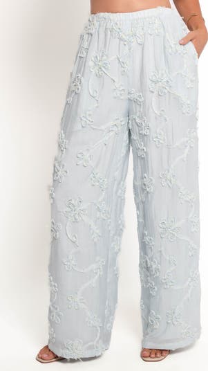 Robin Soutache Wide Leg Pants
