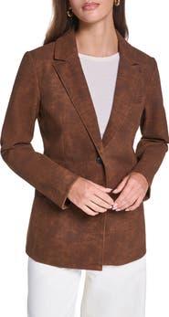 Levi's Faux Leather Blazer