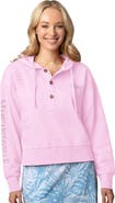 Margaritaville Women's Margaritaville Pink Baltimore Ravens Island Dream Solid Pullover Hoodie