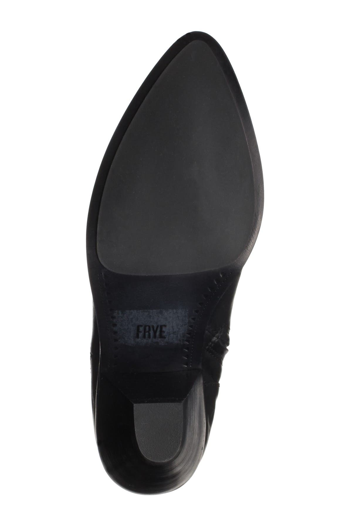 Frye Lila Western Leather Bootie, Alternate, color, 