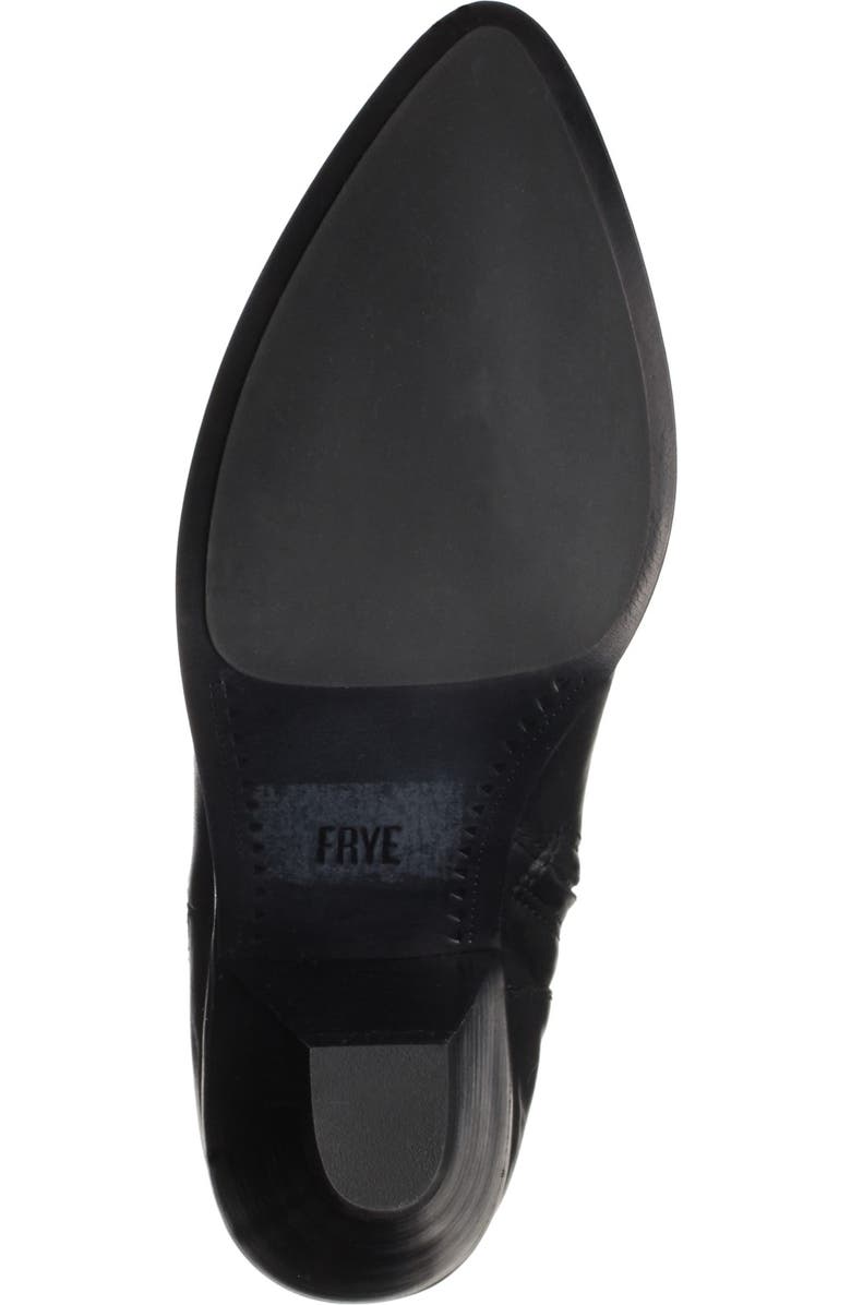 Frye Lila Western Leather Bootie, Alternate, color,