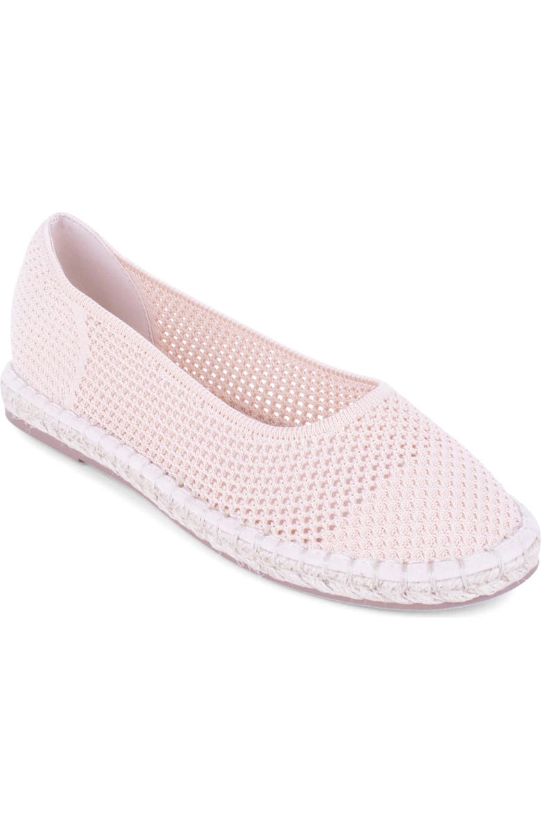 Tahari Juniper Esapdrille Ballet Flat, Main, color, Natural