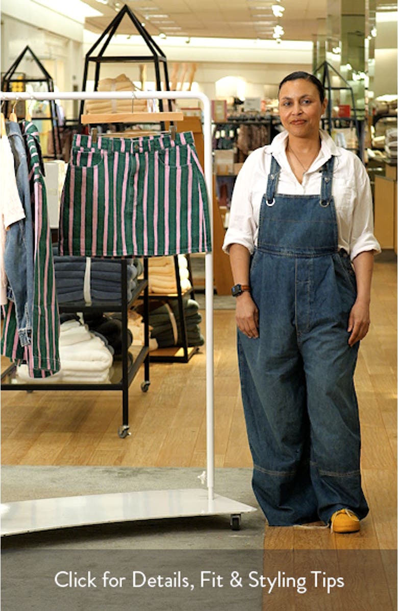 Ruudut Stripe Denim Miniskirt, sales video thumbnail