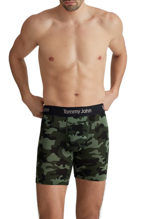 Tommy John Second Skin 6-inch Boxer Briefs In Green