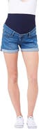 Ripe Maternity Denim Shorty Shorts