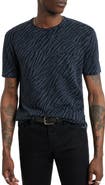 John Varvatos Kuhl Print Cotton Blend T-Shirt