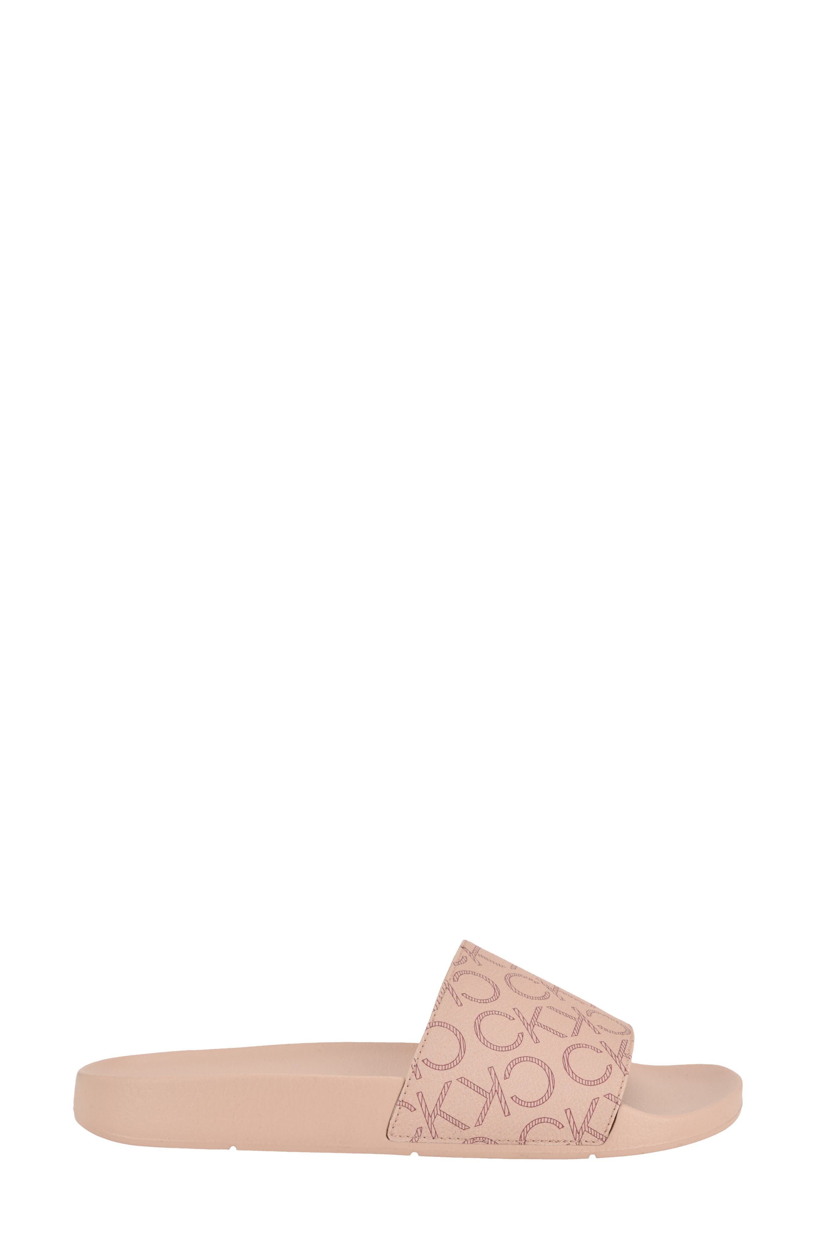 Athens Slide Sandal, Alternate, color, PINK