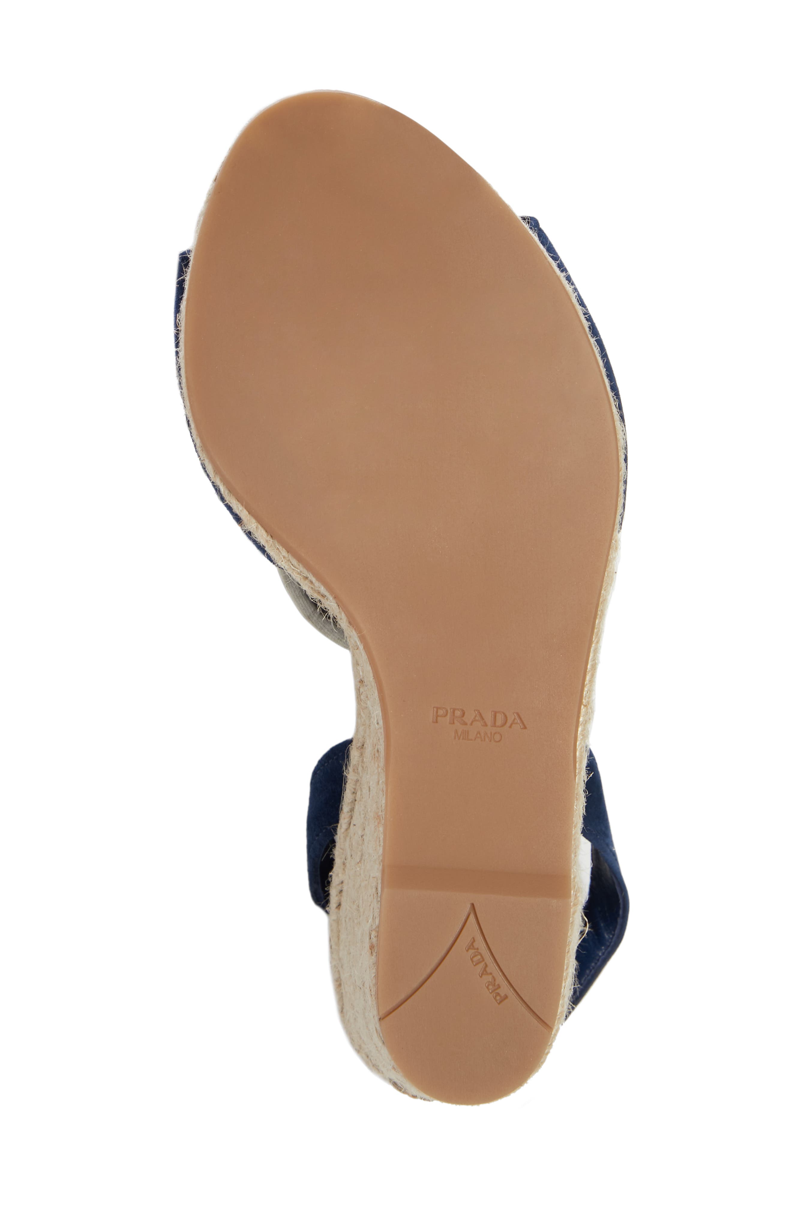 Prada Espadrille Wedge, Alternate, color, 
