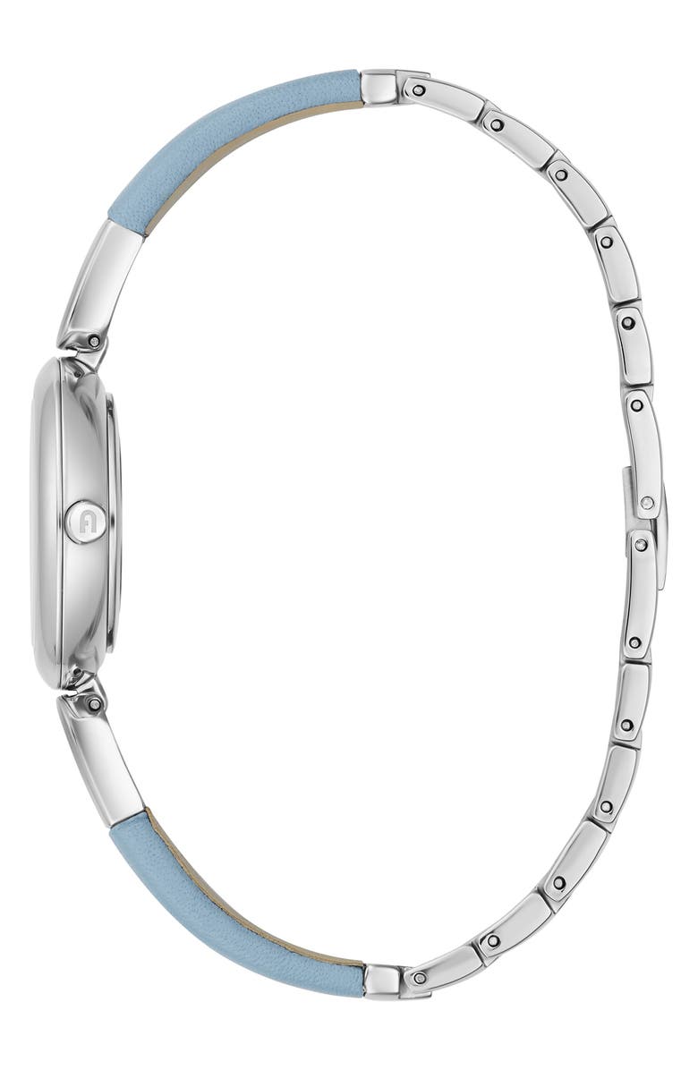 Furla Bangle Leather Strap Watch, 28mm, Alternate, color, 