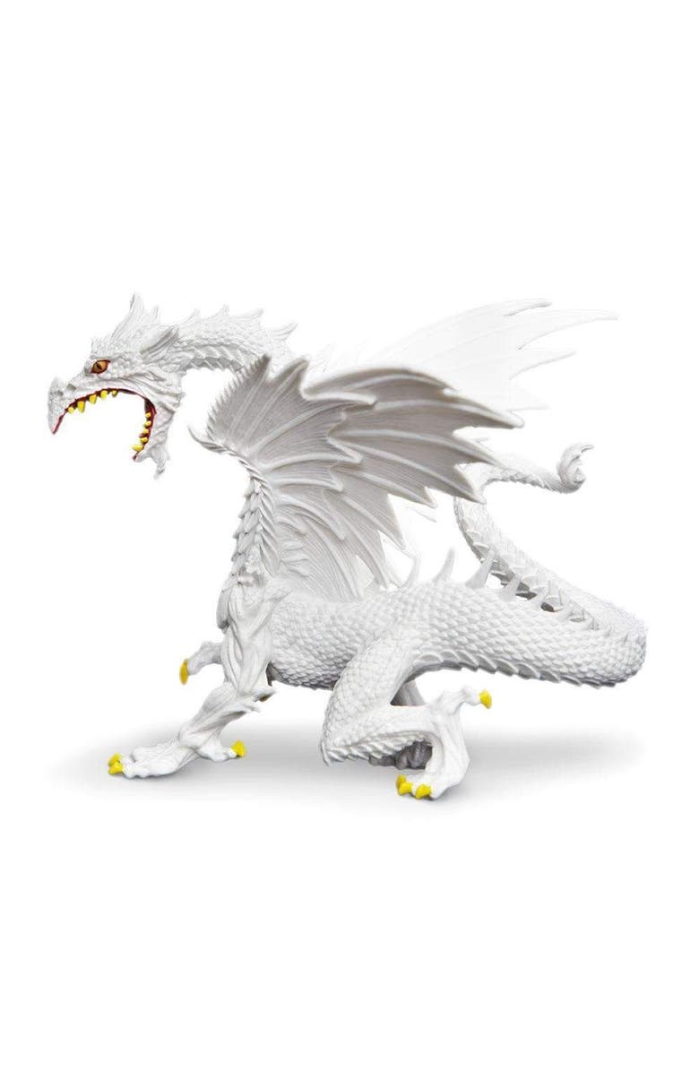 Safari Ltd. Glow-In-The-Dark Snow Dragon Toy, Alternate, color, NO COLOR