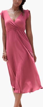 LASCANA Women's Side Slit Maxi Dress