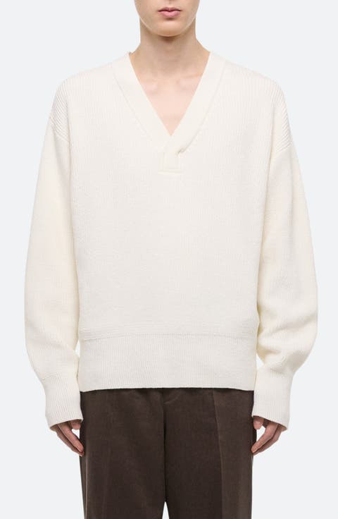 Giunon V-Neck Organic Cotton Sweater