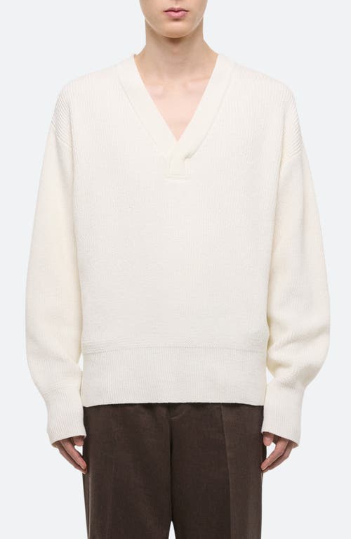 Helmut Lang Giunon V-neck Organic Cotton Sweater