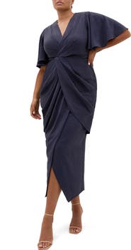 City Chic Braelynn High-Low Maxi Dress