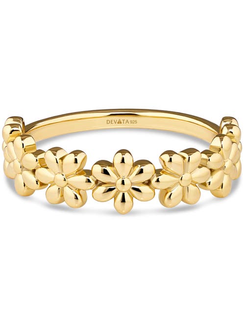 Devata Daisy Flower Ring In Gold