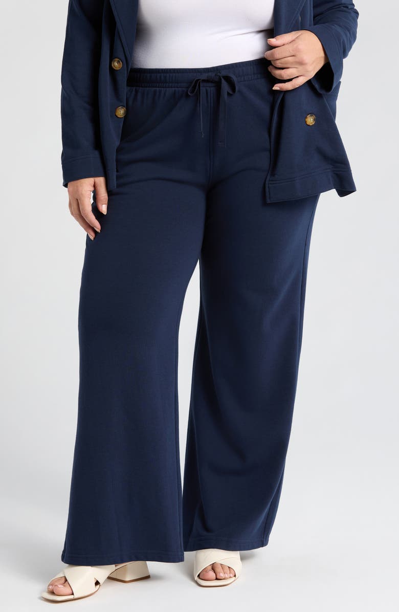 Caslon<sup>®</sup> Straight Leg Sweatpants, Main, color,