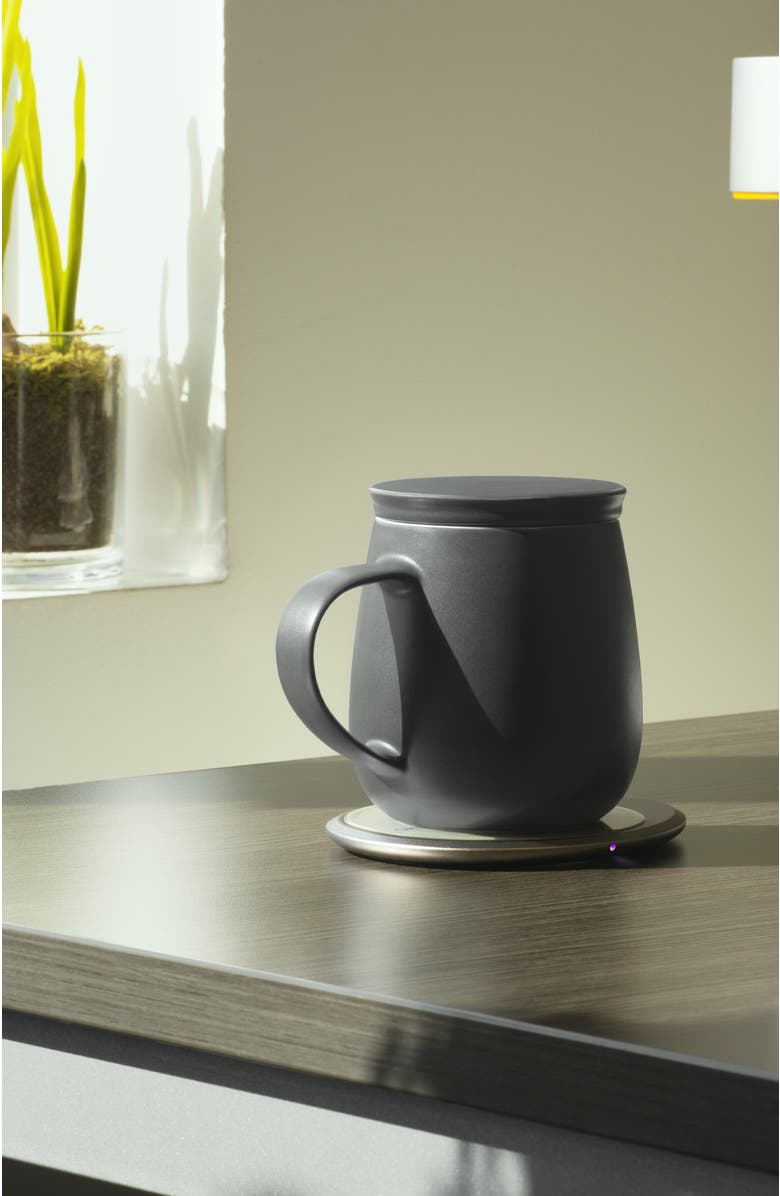 OHOM INC Ui 3 Self-heating Mug Set, Alternate, color, Inkstone Black