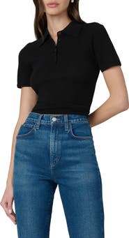 Joe's The Short Sleeve Cashmere Polo Sweater