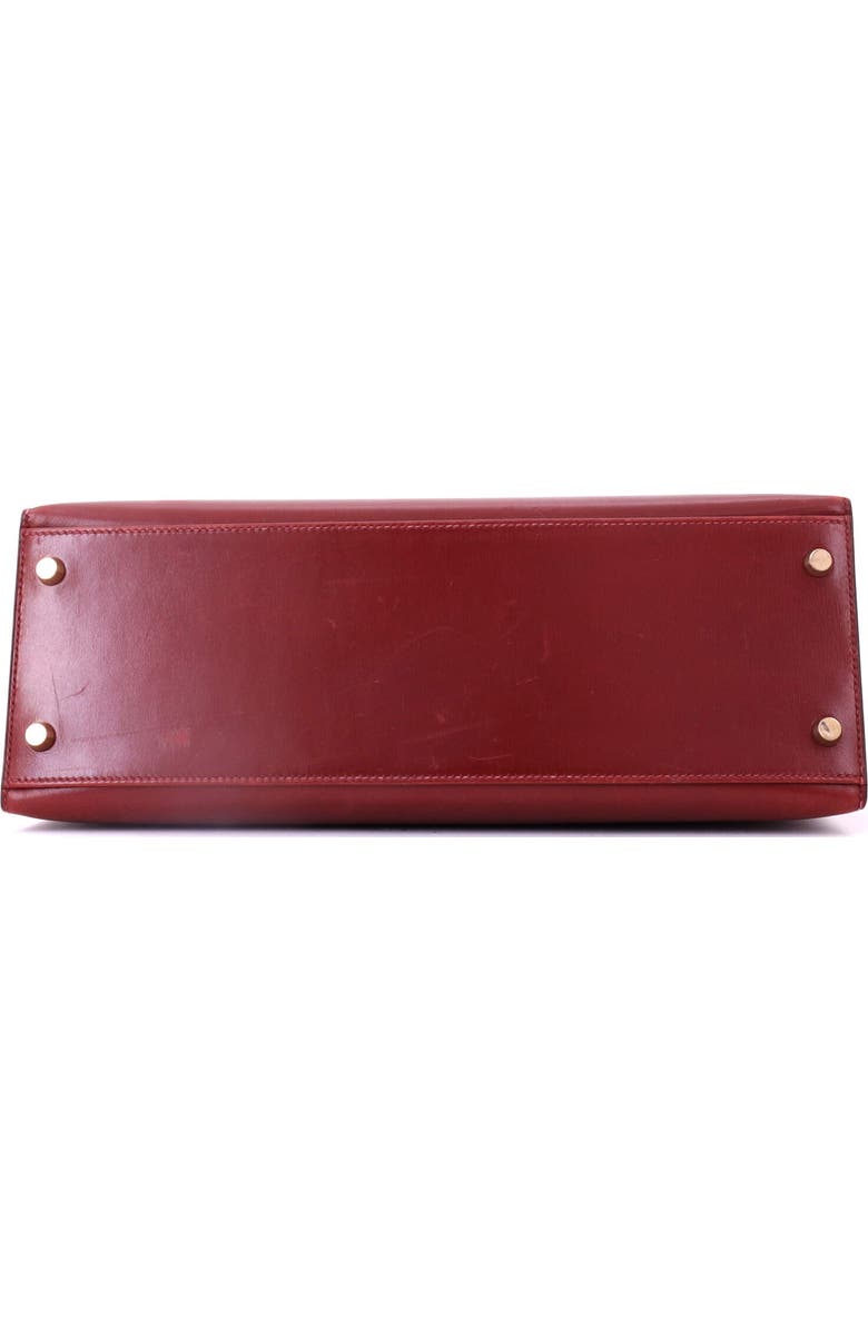 Pre-Owned Hermes Kelly Handbag Red Box Calf with Gold Hardware 32, Alternate, color, Rouge H