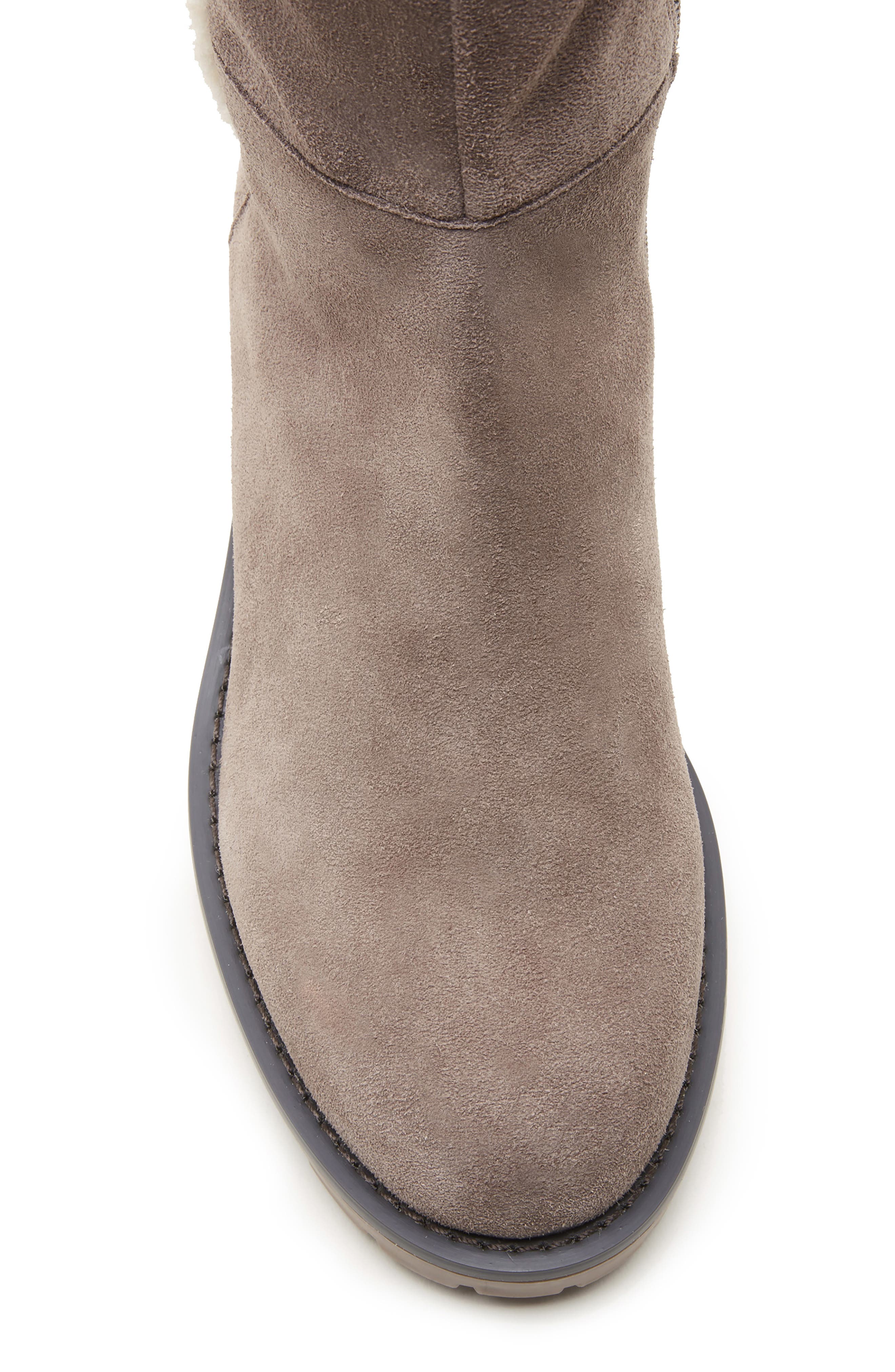 Juno Faux Shearling Trim Boot, Alternate, color, FALL TAUPE LEATHER