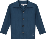 Charlotte & George Anchor Embroidered Knit Jacket