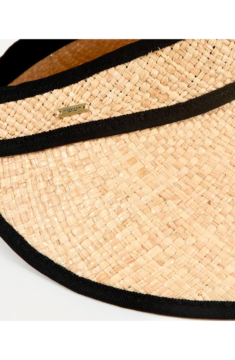 Eugenia Kim Cassidy UPF 25+ Packable Wide Brim Visor, Alternate, color, Natural