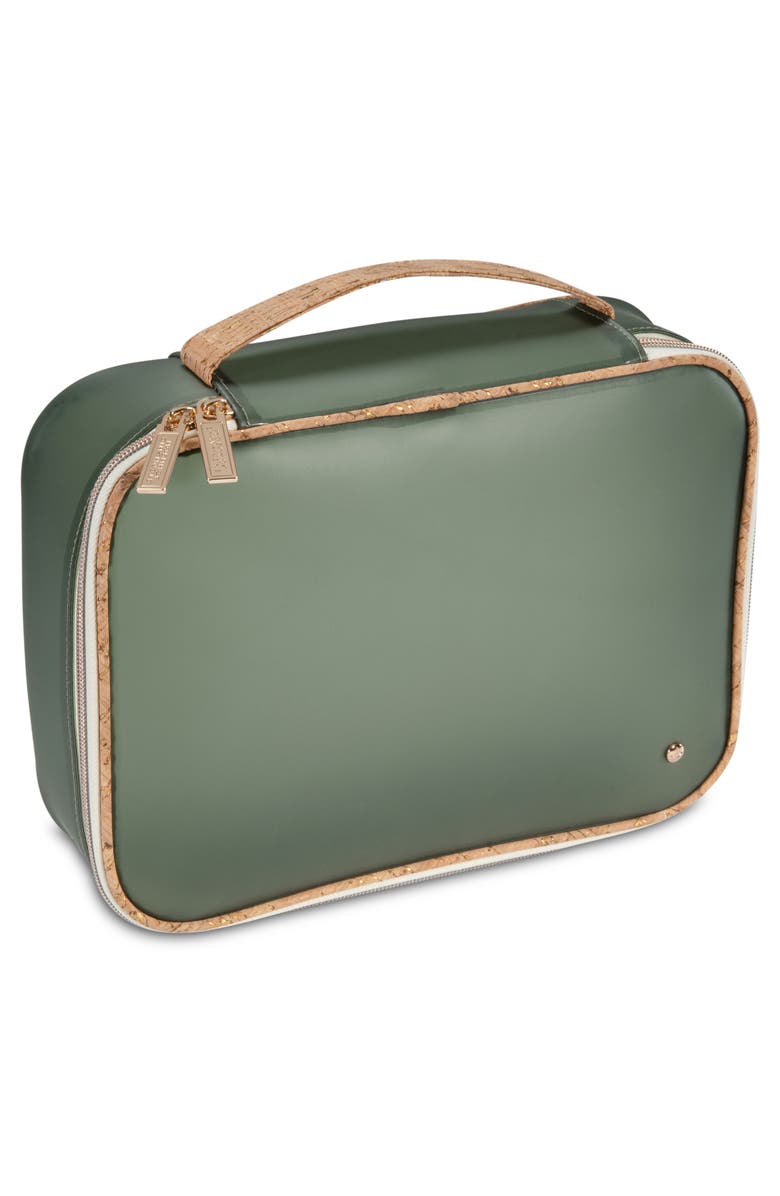 Stephanie Johnson Miami Thyme Claire Jumbo Makeup Case, Alternate, color, Thyme