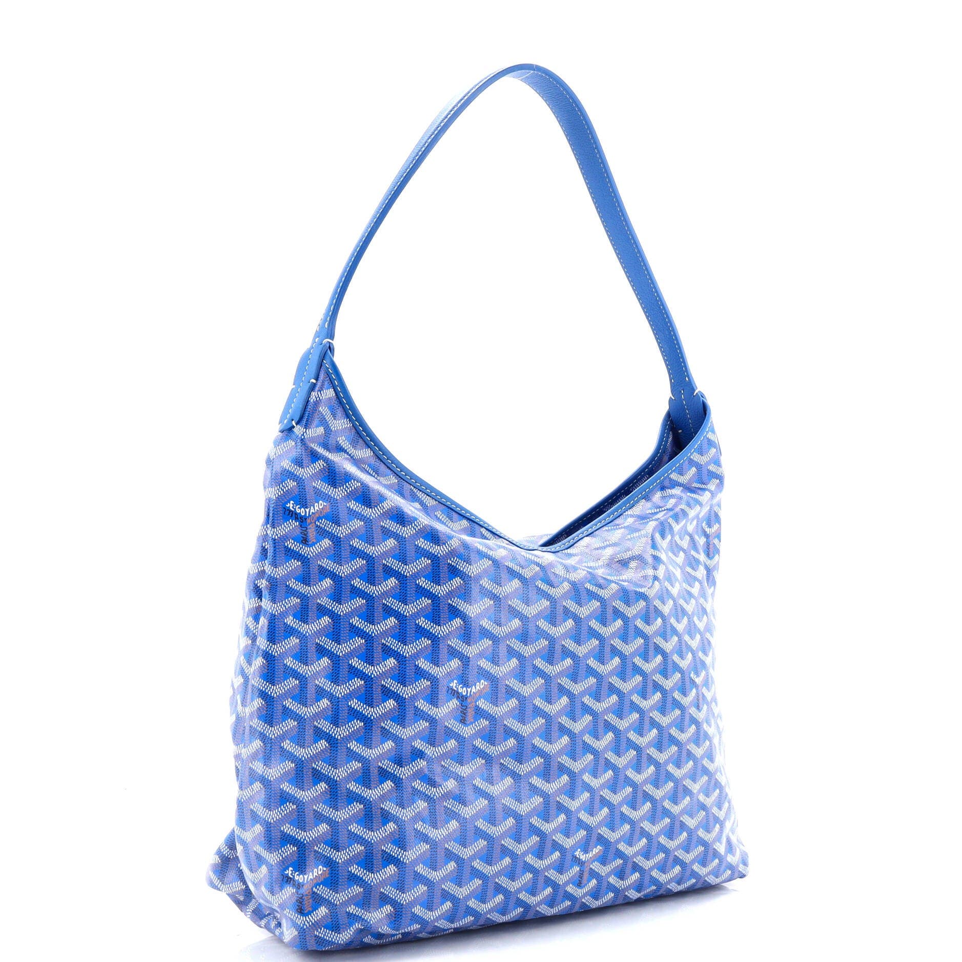 Pre-Owned Goyard Boheme Hobo Coated Canvas, Alternate, color, 