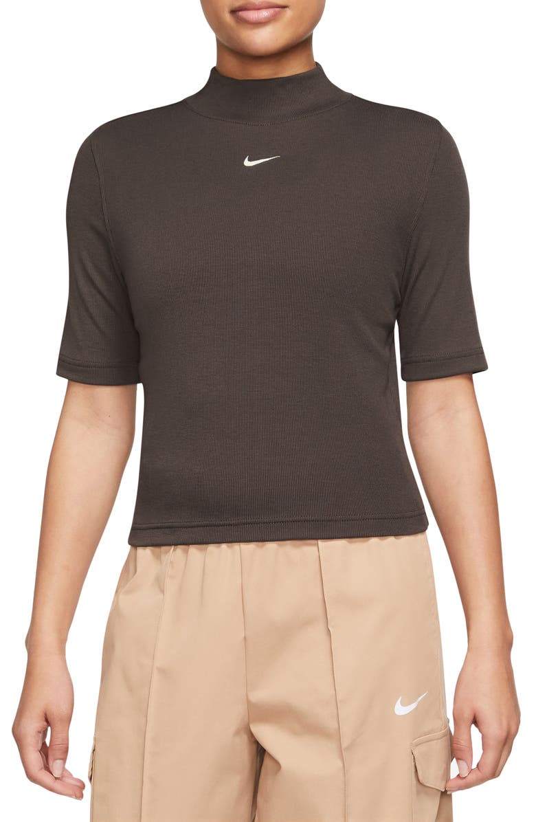 Nike Sportswear Essentials Rib Top, Main, color, 