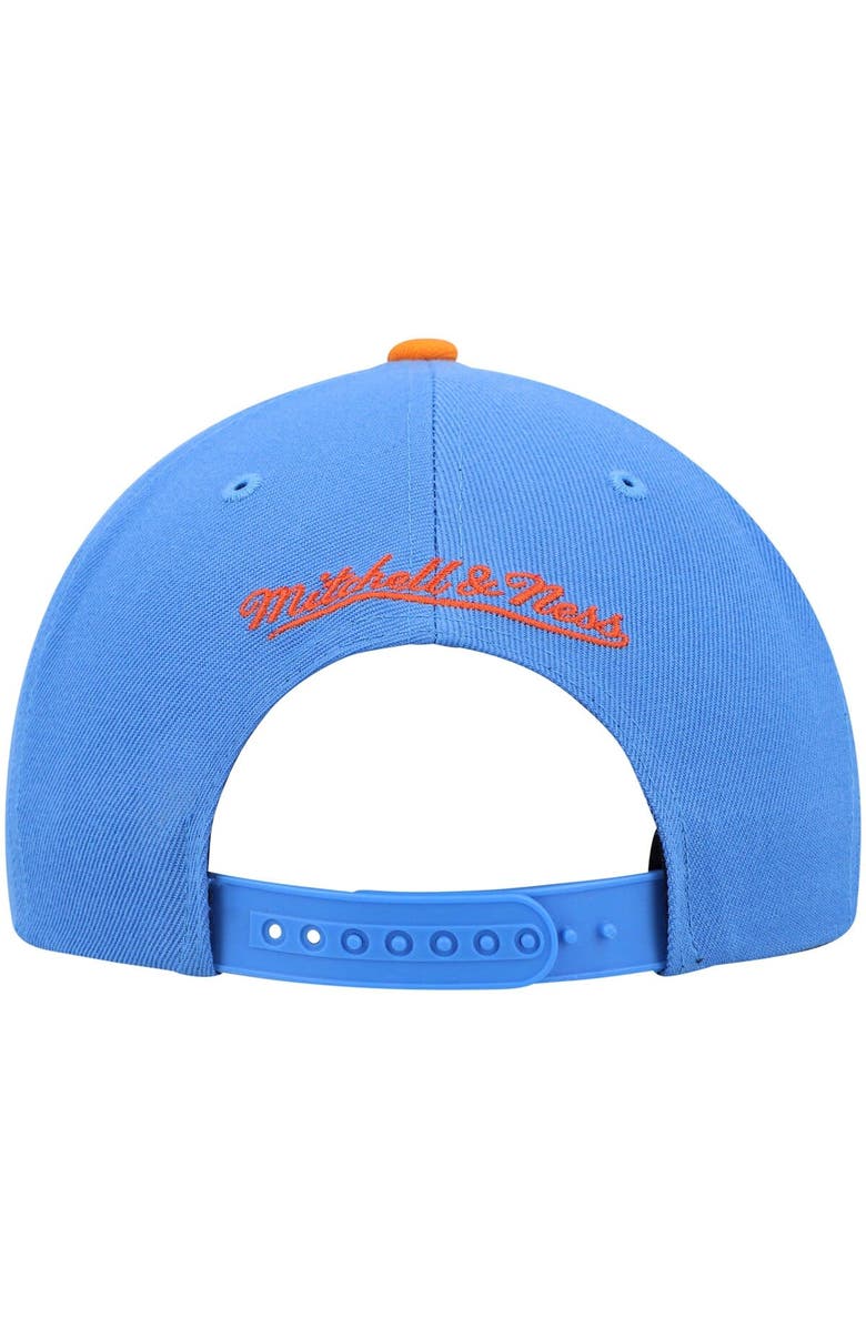 Mitchell & Ness Men's Mitchell & Ness Blue/Orange Cleveland Cavaliers Hardwood Classics Team Two-Tone 2.0 Snapback Hat, Alternate, color, Blue