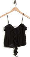 Beivy Mixed Media Babydoll Top