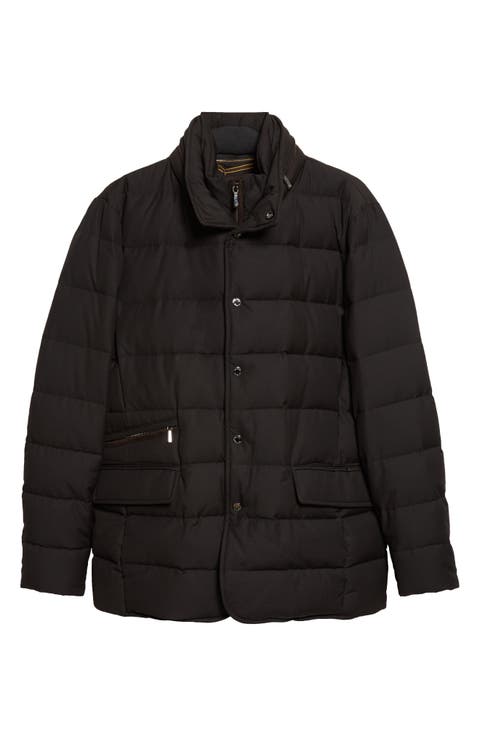 Ilvo 3-in-1 Quilted Down Overcoat & Vest