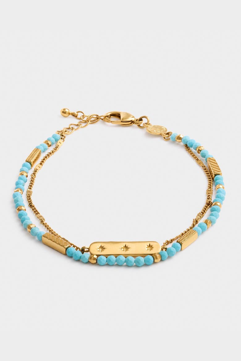 Birthstone Bracelet 'December' in Turquoise, Alternate, color, December