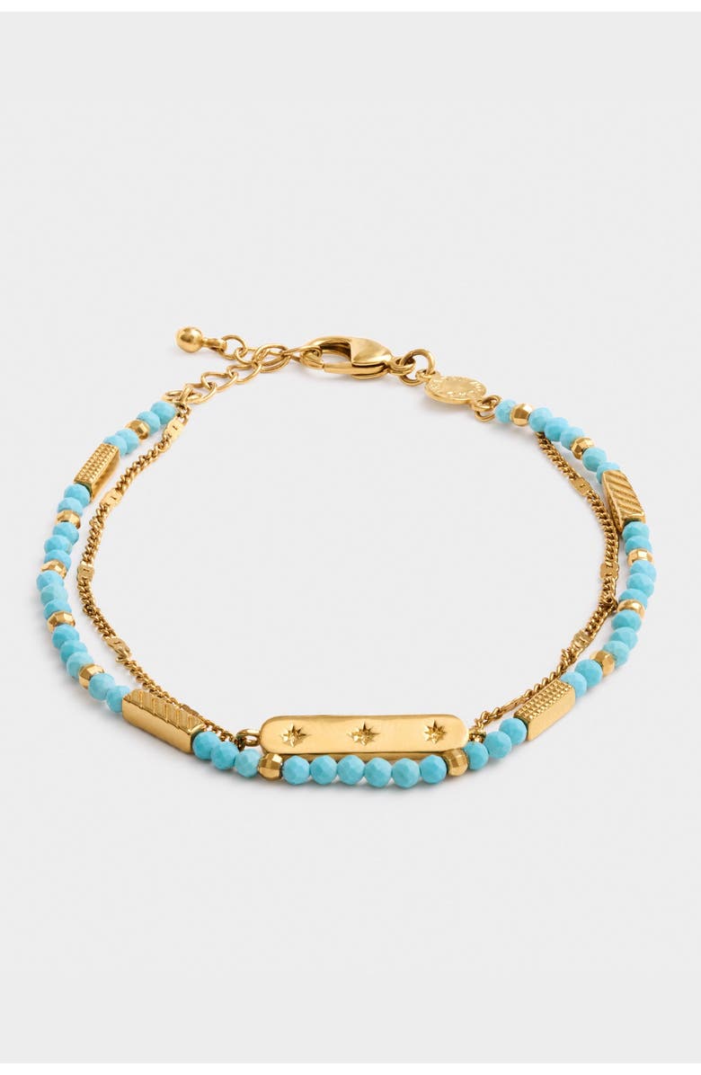 Katie Loxton Birthstone Bracelet 'December' in Turquoise, Main, color, December