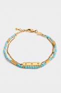 Katie Loxton Birthstone Bracelet 'December' in Turquoise