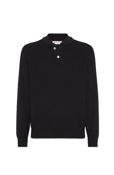 English Rib knit sweater