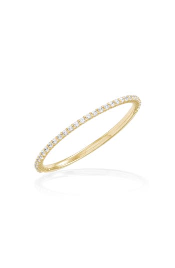 Frankie & Zoe Diamond Band Ring In Gold