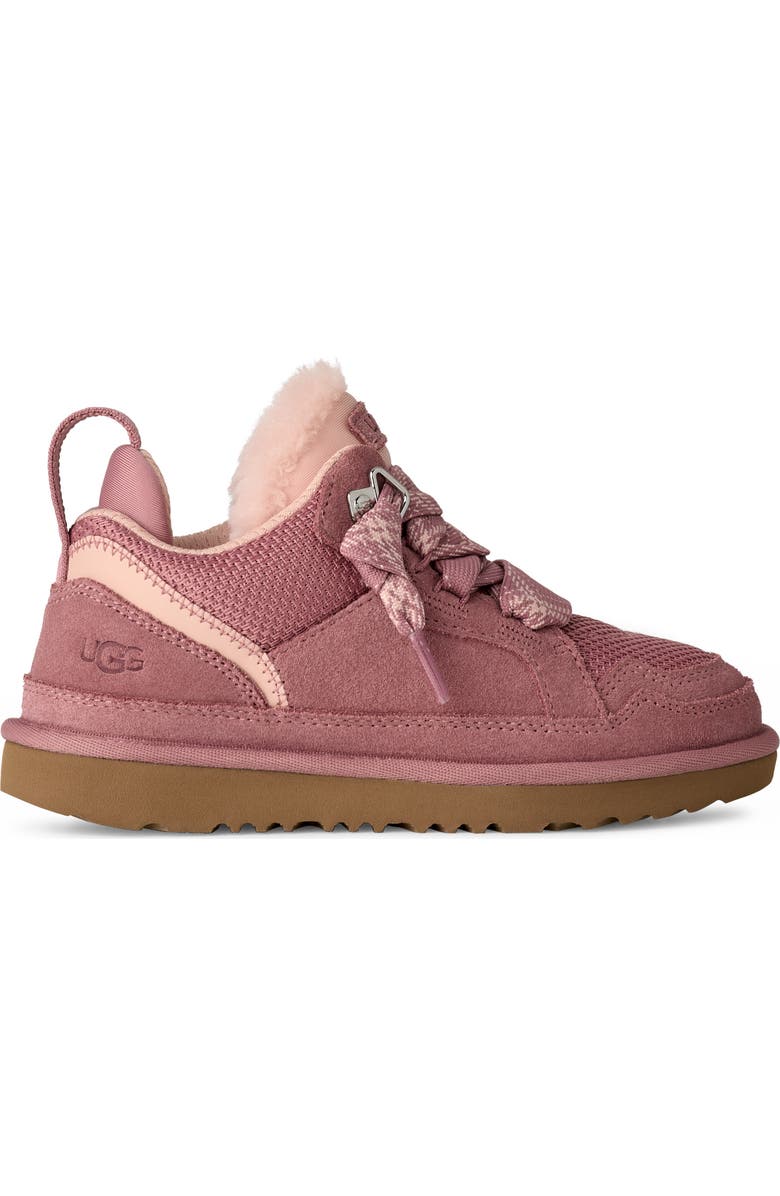 UGG<sup>®</sup> Kids' Lowmel Sneaker, Alternate, color, Pink Dawn