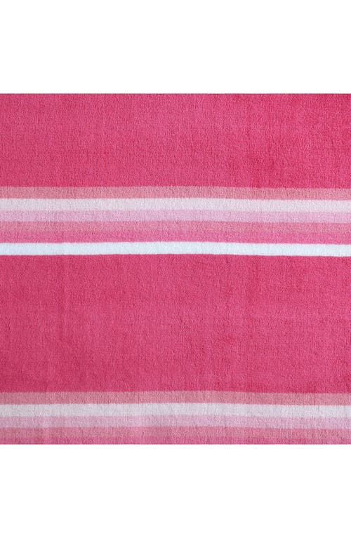 Wrangler Saddle Stripe Throw Blanket In Pink